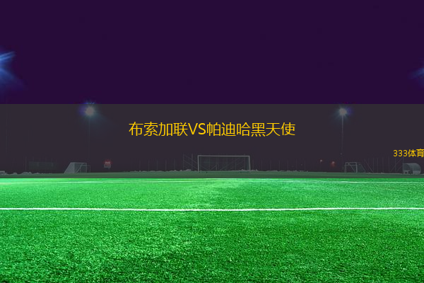 布索加聯(lián)VS帕迪哈黑天使